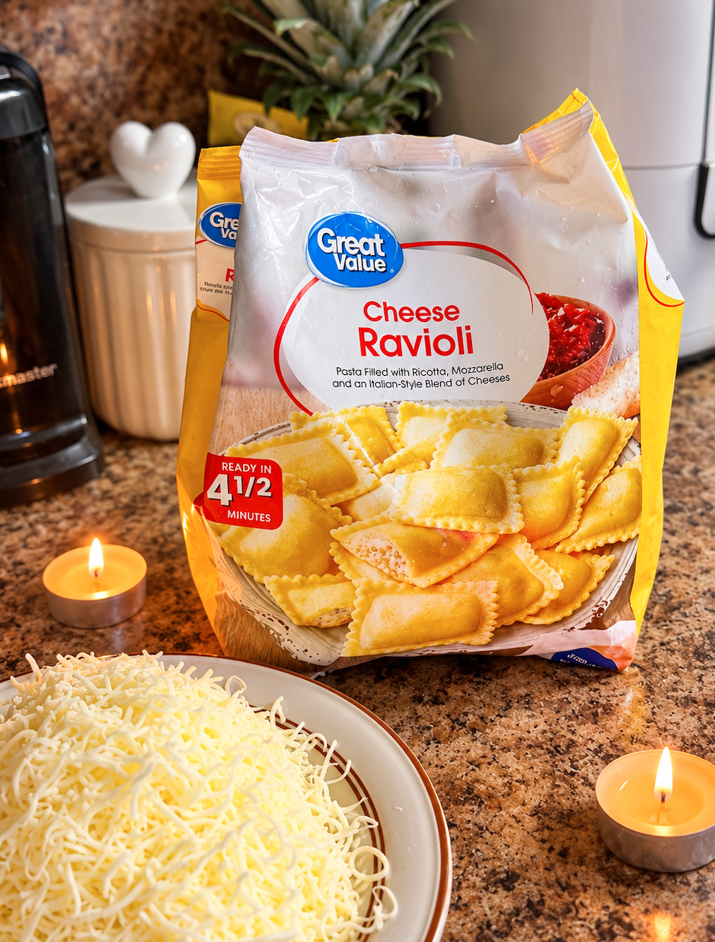 Frozen Cheese Ravioli Great Value Brand